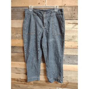 Calvin Klein Women's Sz 8 Capri Pants Jeans 32" Waist, 34" Overall Length